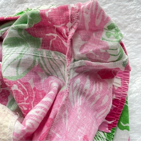 ❤️ LILLY PULITZER Vintage Pink Floral Pant Size XS K28 - Picture 5 of 7